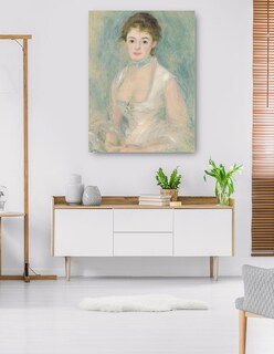 Foto 5 | Cuadro Decorativo - Señora Henriot- Pierre-auguste Renoir - Fotografía - 69x92 - Impresión En Lienzo - Fine Art Tj