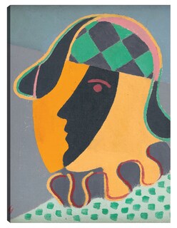 Foto 1 | Cuadro Decorativo - La Cabeza De Pierot (1932)- Mikuláš Galanda - Abstracto - 46x61 - Impresión En Lienzo - Fine Art T