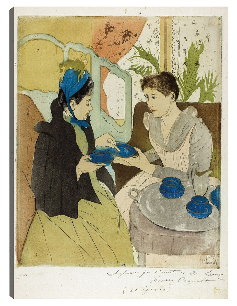Foto 2 pulgar | Cuadro Decorativo - Fiesta Del Té De La Tarde (1890-1891)- Mary Cassatt - Fotografía - 46x61 - Impresión En L