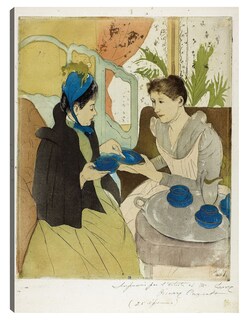 Foto 1 | Cuadro Decorativo - Fiesta Del Té De La Tarde (1890-1891)- Mary Cassatt - Fotografía - 46x61 - Impresión En L