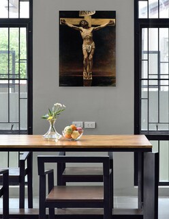 Foto 4 | Cuadro Decorativo - El Cristo En La Cruz (1874)- Léon Bonnat - Religión - 28x36 - Impresión En Lienzo - Fine Art Tj