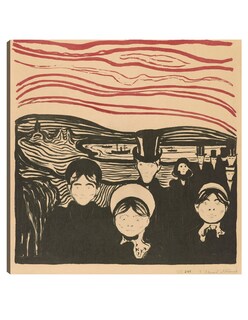 Foto 1 | Cuadro Decorativo - Angustia (1896)- Edvard Munch - Fotografía - 72x72 - Impresión En Lienzo - Fine Art Tj