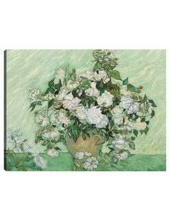 Foto 1 | Cuadro Decorativo - Rosas (1890) Van Gogh- Vincent Van Gogh - Floral - 107x143 - Impresión En Lienzo - Fine Art Tj