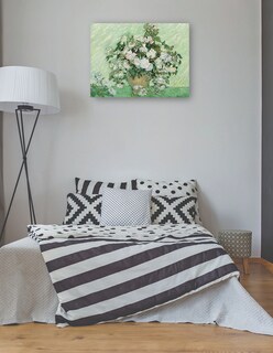 Foto 3 | Cuadro Decorativo - Rosas (1890) Van Gogh- Vincent Van Gogh - Floral - 107x143 - Impresión En Lienzo - Fine Art Tj