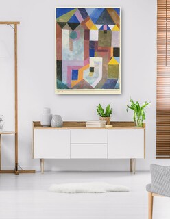 Foto 5 | Cuadro Decorativo - Arquitectura Colorida (1917)- Paul Klee - Abstracto - 77x102 - Impresión En Lienzo - Fine Art Tj