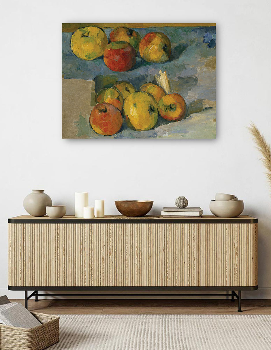Foto 6 pulgar | Cuadro Decorativo - Manzanas (1878-1879)- Paul Cézanne - Religión - 46x61 - Impresión En Lienzo - Fine Art Tj