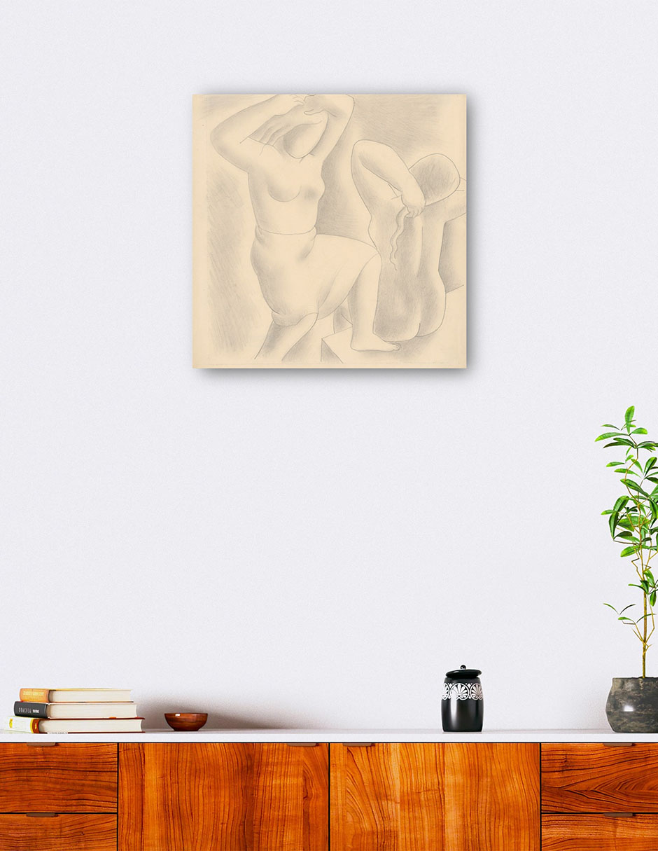 Foto 5 | Cuadro Decorativo - La Mañana (1929)- Mikuláš Galanda - Fotografía - 31x31 - Impresión En Lienzo - Fine Art Tj