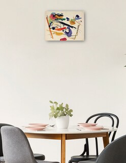 Foto 2 | Cuadro Decorativo - Sin Título (1913)- Wassily Kandinsky - Abstracto - 28x36 - Impresión En Lienzo - Fine Art Tj