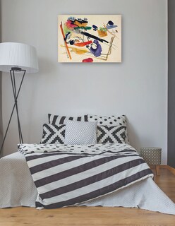 Foto 3 | Cuadro Decorativo - Sin Título (1913)- Wassily Kandinsky - Abstracto - 28x36 - Impresión En Lienzo - Fine Art Tj