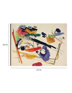 Foto 6 | Cuadro Decorativo - Sin Título (1913)- Wassily Kandinsky - Abstracto - 28x36 - Impresión En Lienzo - Fine Art Tj