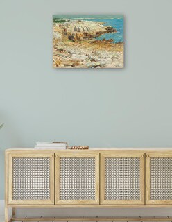 Foto 4 | Cuadro Decorativo - Un Promontorio Del Noreste, 1901- Childe Hassam - Costa - 46x61 - Impresión En Lienzo - Fine Art Tj
