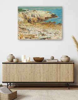 Foto 5 | Cuadro Decorativo - Un Promontorio Del Noreste, 1901- Childe Hassam - Costa - 46x61 - Impresión En Lienzo - Fine Art Tj