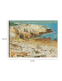 Foto 6 | Cuadro Decorativo - Un Promontorio Del Noreste, 1901- Childe Hassam - Costa - 46x61 - Impresión En Lienzo - Fine Art Tj