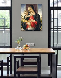 Foto 4 | Cuadro Decorativo - Virgen Y El Niño, C. 1475- Bartolomeo Vivarini - Religión - 107x143 - Impresión En Lienzo - Fi
