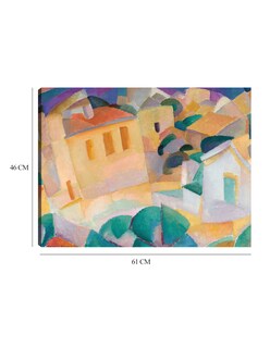 Foto 6 | Cuadro Decorativo - Mallorca, Terreno (1914)- Leo Gestel - Religión - 46x61 - Impresión En Lienzo - Fine Art Tj