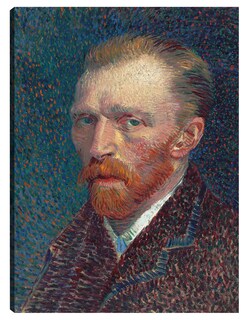 Foto 1 | Cuadro Decorativo - Autorretrato (1887)- Vincent Van Gogh - Fotografía - 69x92 - Impresión En Lienzo - Fine Art Tj