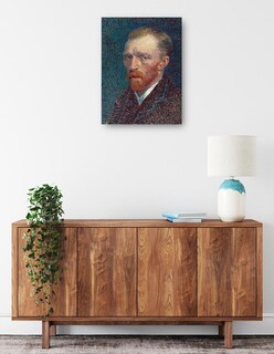 Foto 2 | Cuadro Decorativo - Autorretrato (1887)- Vincent Van Gogh - Fotografía - 69x92 - Impresión En Lienzo - Fine Art Tj
