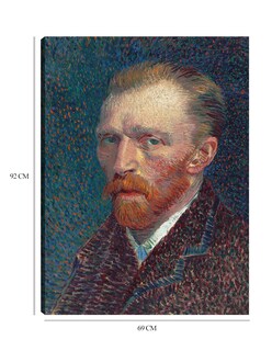 Foto 6 | Cuadro Decorativo - Autorretrato (1887)- Vincent Van Gogh - Fotografía - 69x92 - Impresión En Lienzo - Fine Art Tj