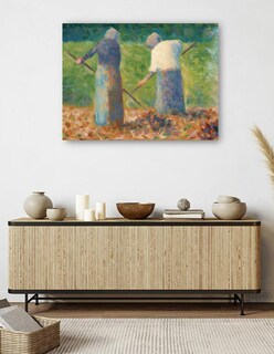 Foto 5 | Cuadro Decorativo - Henificadores En Montfermeil- Georges Seurat - Religión - 77x102 - Impresión En Lienzo - Fine Art