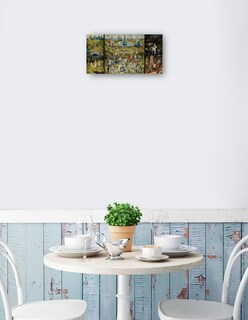 Foto 2 | Cuadro Decorativo - El Jardín De Las Delicias 1504 I- Hieronymus Bosch - Fotografía - 54x102 - Impresión En L