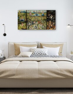 Foto 5 | Cuadro Decorativo - El Jardín De Las Delicias 1504 I- Hieronymus Bosch - Fotografía - 54x102 - Impresión En L