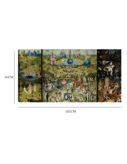 Foto 6 | Cuadro Decorativo - El Jardín De Las Delicias 1504 I- Hieronymus Bosch - Fotografía - 54x102 - Impresión En L