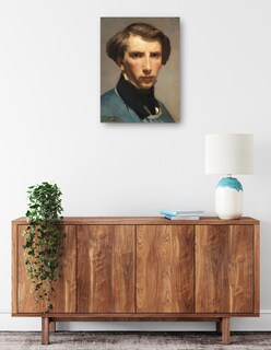 Foto 2 | Cuadro Decorativo - Auto Retrato William Bouguereau- William Bouguereau - Fotografía - 46x61 - Impresión En Li