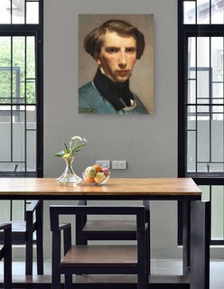 Foto 4 | Cuadro Decorativo - Auto Retrato William Bouguereau- William Bouguereau - Fotografía - 46x61 - Impresión En Li