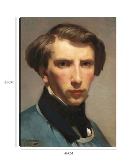Foto 6 | Cuadro Decorativo - Auto Retrato William Bouguereau- William Bouguereau - Fotografía - 46x61 - Impresión En Li