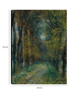 Foto 6 | Cuadro Decorativo - El Callejón Cubierto (1872)- Pierre-auguste Renoir - Paisaje - 69x92 - Impresión En Lienzo