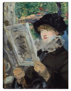 Foto 1 | Cuadro Decorativo - Mujer Leyendo (1880)- Edouard Manet - Fotografía - 46x61 - Impresión En Lienzo - Fine Art Tj
