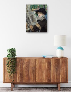 Foto 2 | Cuadro Decorativo - Mujer Leyendo (1880)- Edouard Manet - Fotografía - 46x61 - Impresión En Lienzo - Fine Art Tj