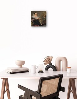 Foto 2 | Cuadro Decorativo - Autorretrato C. 1630- Judith Leyster - Fotografía - 51x51 - Impresión En Lienzo - Fine Art Tj