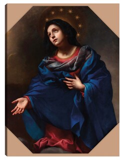 Foto 1 | Cuadro Decorativo - Virgen En La Gloria (1665-1675)- Carlo Dolci - Religión - 28x36 - Impresión En Lienzo - Fine Art Tj