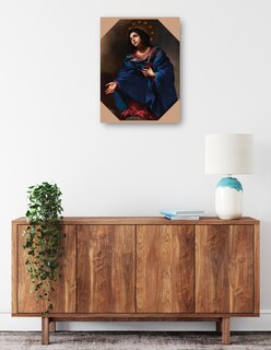 Foto 2 | Cuadro Decorativo - Virgen En La Gloria (1665-1675)- Carlo Dolci - Religión - 28x36 - Impresión En Lienzo - Fine Art Tj