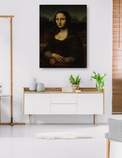 Foto 5 | Cuadro Decorativo - Mona Lisa- Follower Of Leonardo Da Vinci - Fotografía - 28x36 - Impresión En Lienzo - Fine Art Tj