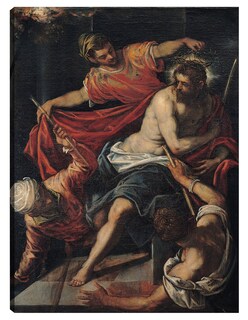 Foto 1 | Cuadro Decorativo - La Flagelación (entre 1587 Y 1592)- Jacopo Tintoretto - Religión - 46x61 - Impresión En L