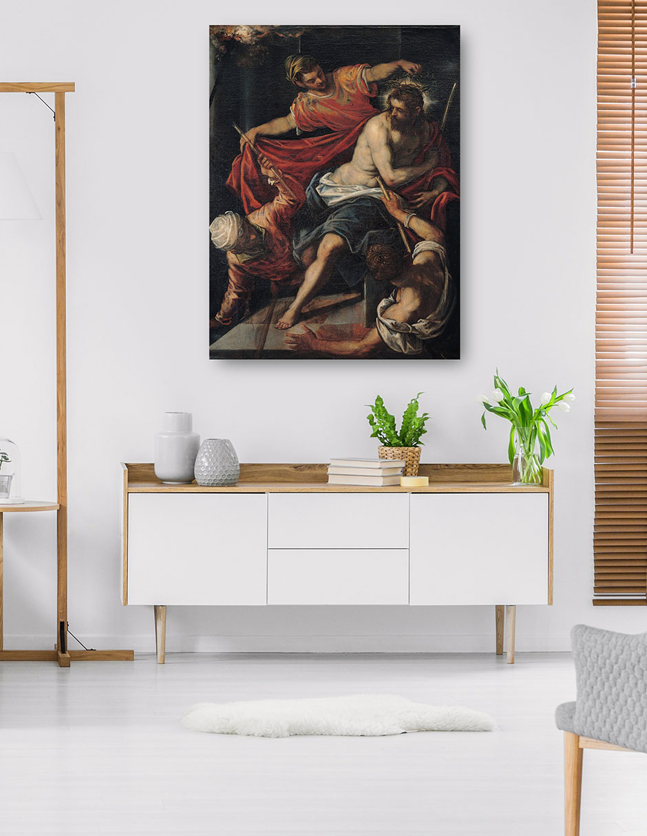 Foto 6 pulgar | Cuadro Decorativo - La Flagelación (entre 1587 Y 1592)- Jacopo Tintoretto - Religión - 46x61 - Impresión En L