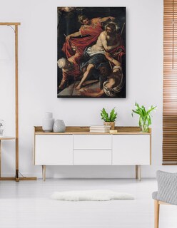 Foto 5 | Cuadro Decorativo - La Flagelación (entre 1587 Y 1592)- Jacopo Tintoretto - Religión - 46x61 - Impresión En L