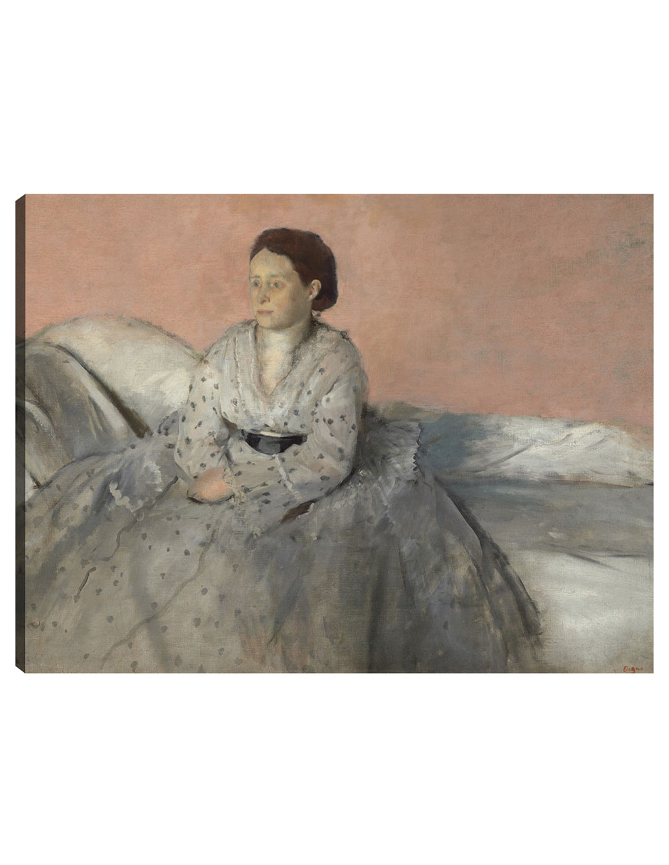 Foto 2 pulgar | Cuadro Decorativo - Señora René De Gas, 1872/1873- Edgar Degas - Fotografía - 107x143 - Impresión En Lienzo - Fine
