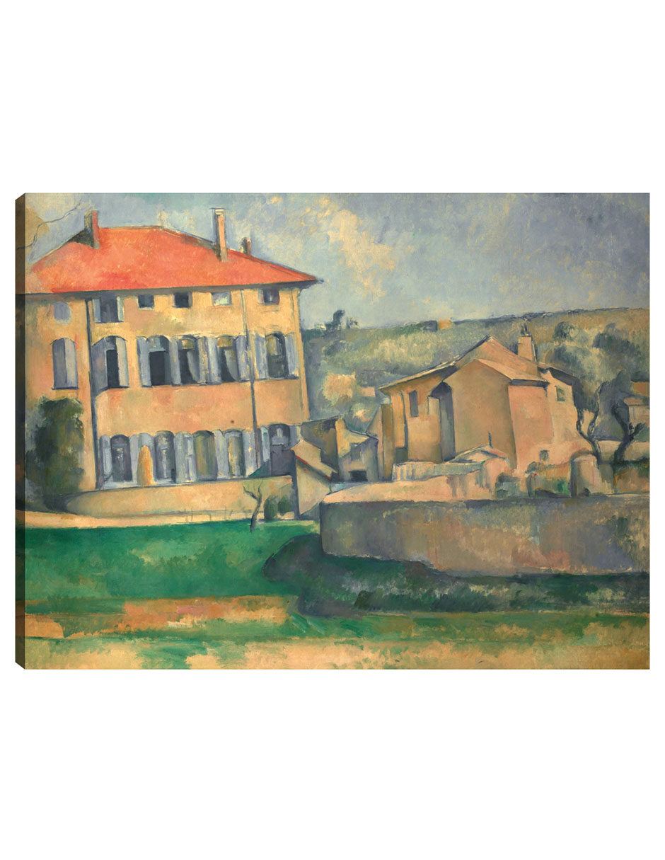 Foto 2 pulgar | Cuadro Decorativo - Casa En Aix (1885 - 1887)- Paul Cézanne - Religión - 28x36 - Impresión En Lienzo - Fine Art Tj