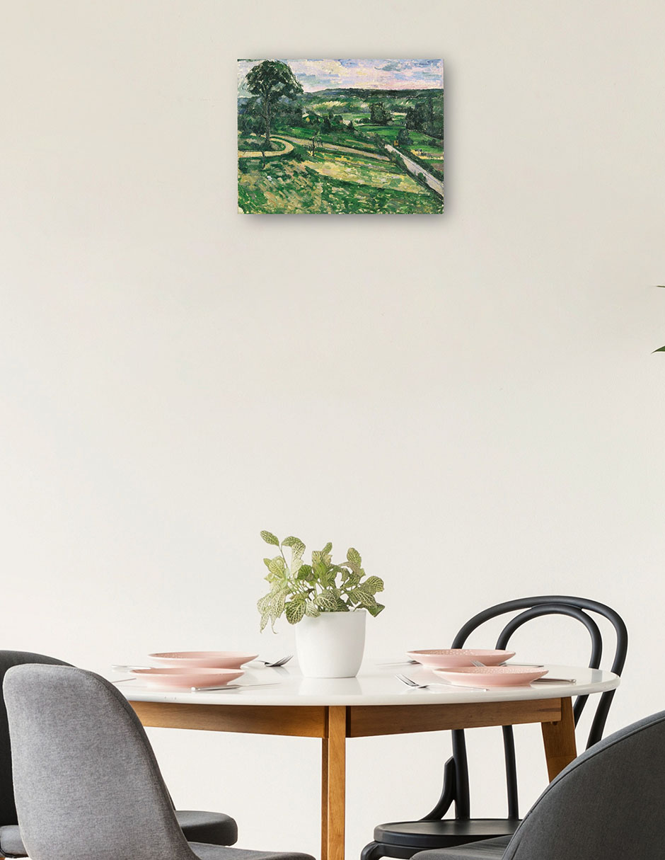 Foto 2 | Cuadro Decorativo - El Árbol De La Curva- Paul Cézanne - Religión - 46x61 - Impresión En Lienzo - Fine Art Tj