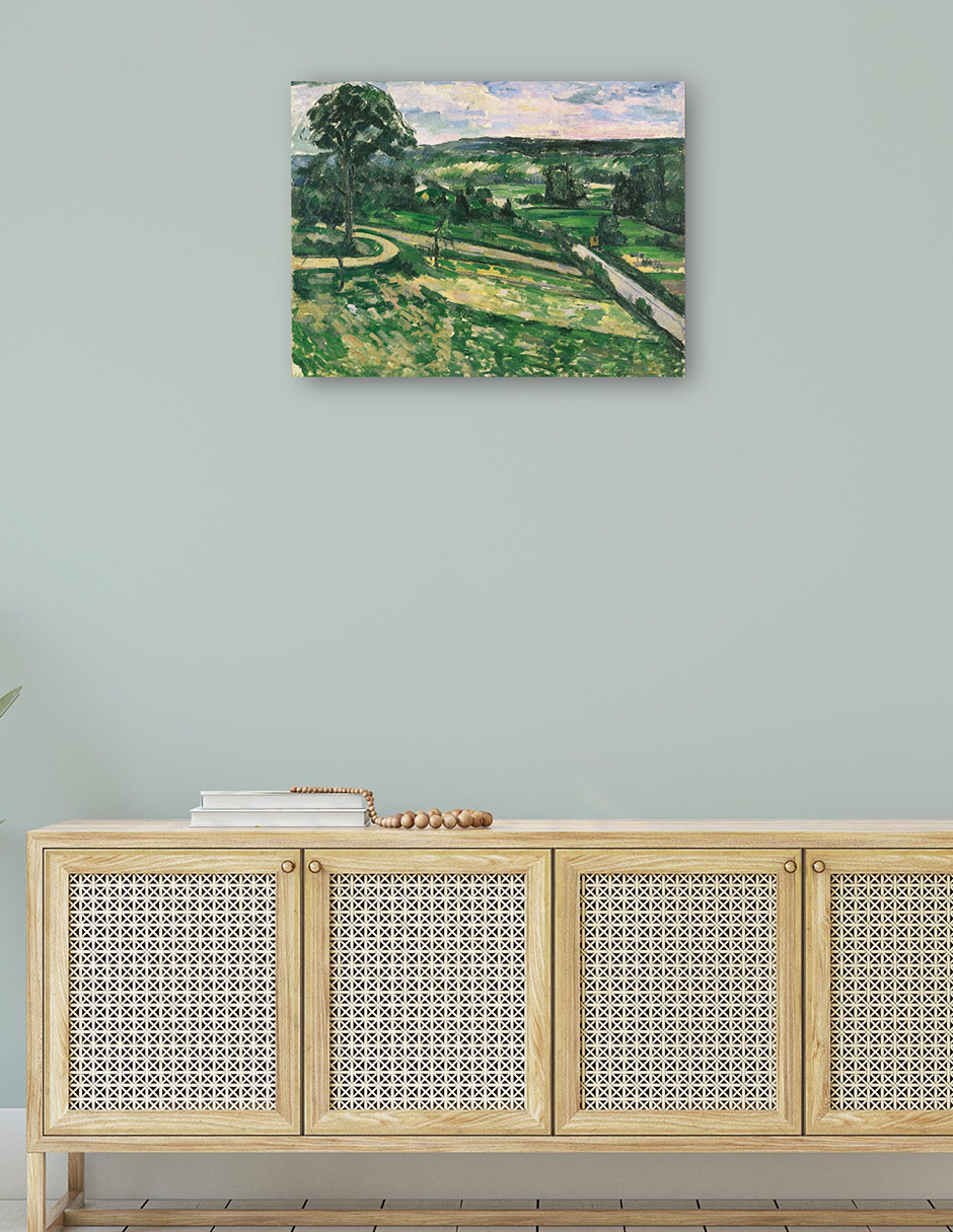 Foto 5 pulgar | Cuadro Decorativo - El Árbol De La Curva- Paul Cézanne - Religión - 46x61 - Impresión En Lienzo - Fine Art Tj