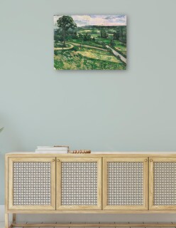 Foto 4 | Cuadro Decorativo - El Árbol De La Curva- Paul Cézanne - Religión - 46x61 - Impresión En Lienzo - Fine Art Tj