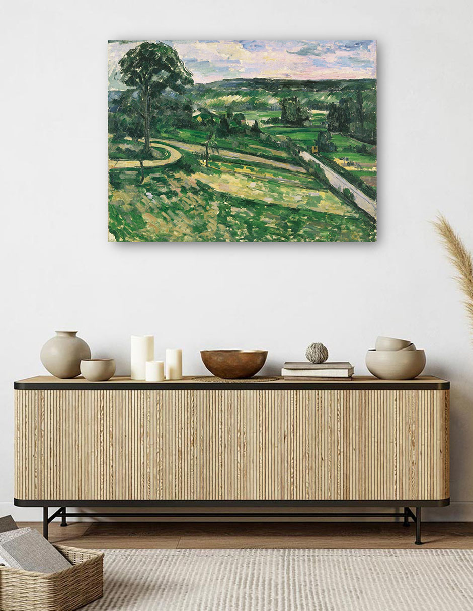 Foto 5 | Cuadro Decorativo - El Árbol De La Curva- Paul Cézanne - Religión - 46x61 - Impresión En Lienzo - Fine Art Tj