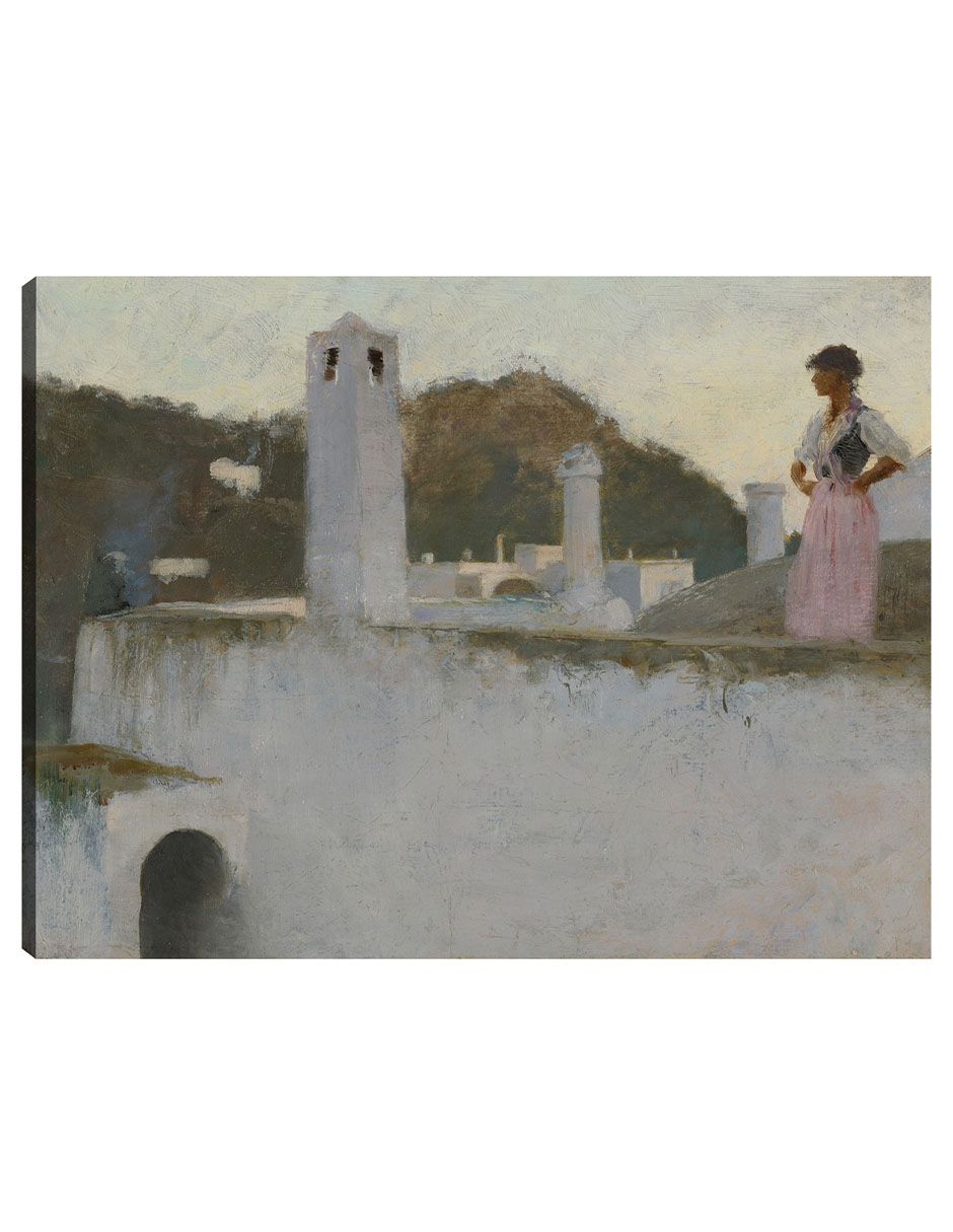 Foto 2 pulgar | Cuadro Decorativo - Vista De Capri (hacia 1878)- John Singer Sargent - Fotografía - 107x143 - Impresión En Lien