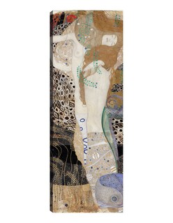 Foto 1 | Cuadro Decorativo - Novias (serpientes De Agua I) (1904)- Gustav Klimt - Abstracto - 34x89 - Impresión En Lienzo