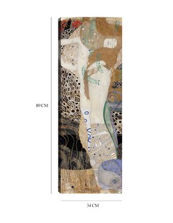 Foto 5 | Cuadro Decorativo - Novias (serpientes De Agua I) (1904)- Gustav Klimt - Abstracto - 34x89 - Impresión En Lienzo