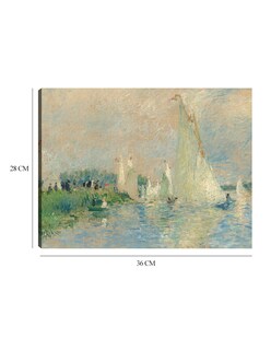 Foto 6 | Cuadro Decorativo - Regata En Argenteuil- Pierre-auguste Renoir - Religión - 28x36 - Impresión En Lienzo - Fine Art Tj