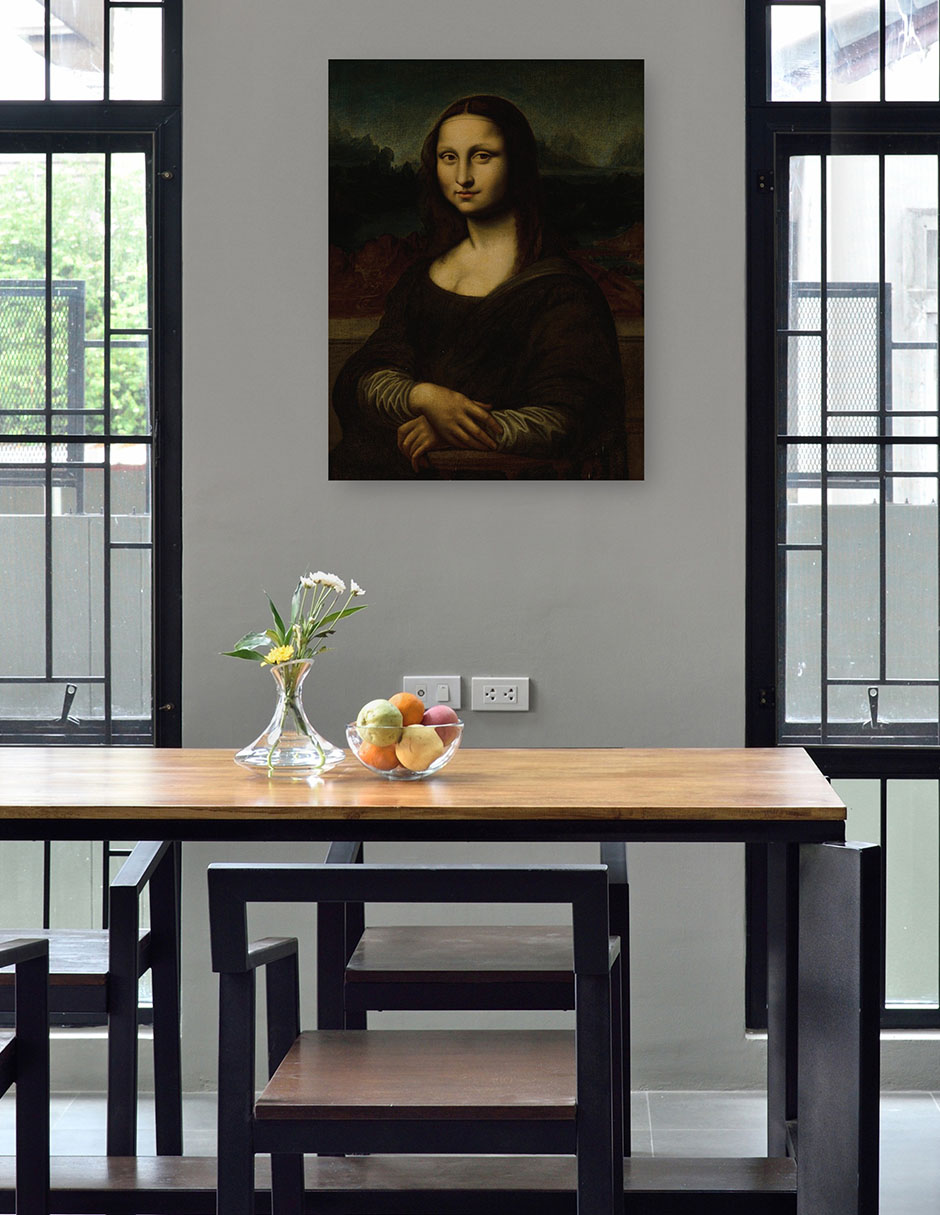 Foto 5 pulgar | Cuadro Decorativo - Mona Lisa- Follower Of Leonardo Da Vinci - Fotografía - 69x92 - Impresión En Lienzo - Fine Art Tj